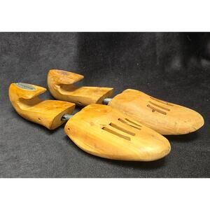 Vintage Andrisen Morton Co. Wooden Boot Tree Shoe Forms